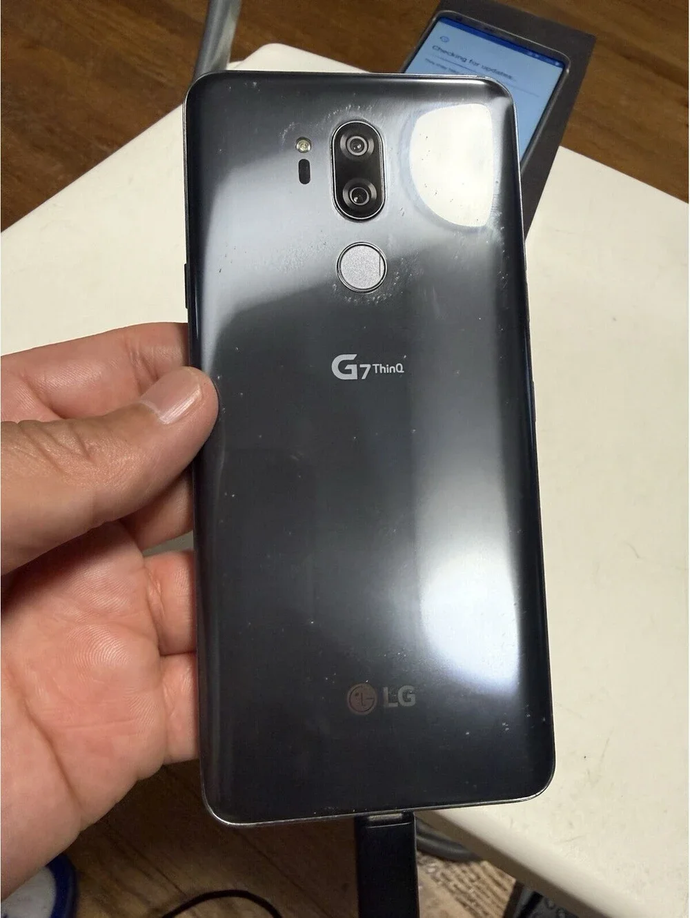 LG G7 ThinQ And  G6 Lot Of 2 Phones , ( Parts Phones ) One With Box
